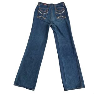 Vintage 70s ‘Male’ High Rise 2-Pocket Flare Jeans Hong Kong